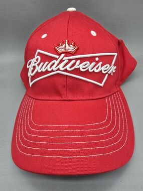 Budweiser Red Logo Snapback Baseball Cap